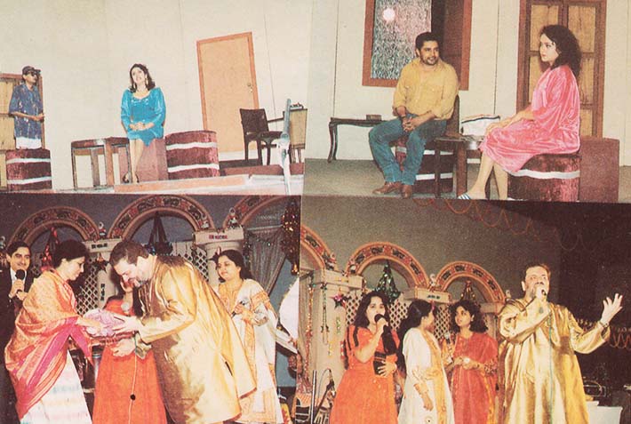 Various colored umbrellas drifting into the afternoon sky