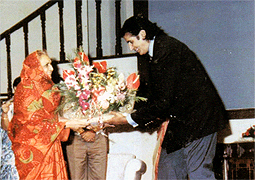 Various colored umbrellas drifting into the afternoon sky